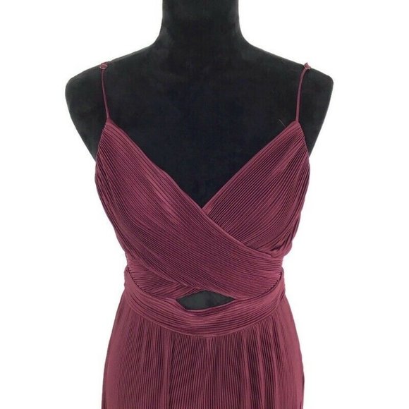 ASTR $79 Moroon Wrap Front Strappy Cut-out Jumpsuit - Picture 5 of 9